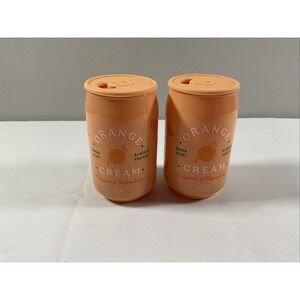 Set of 2 DW Home Orange Cream Cola Soda Pop Candle 6.2oz Single Wick Scented NEW